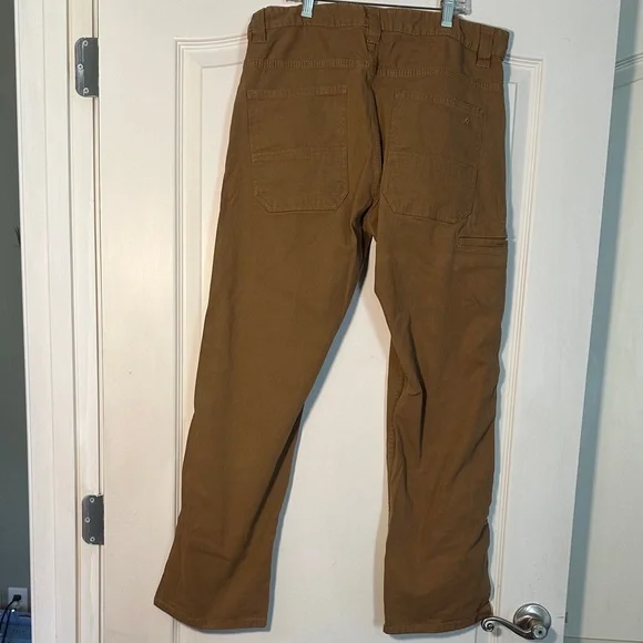 🛠 Ridgecut Toughwear Relaxed Fit Work Pants – Men’s 32x30, Brown - Picture 3 of 5